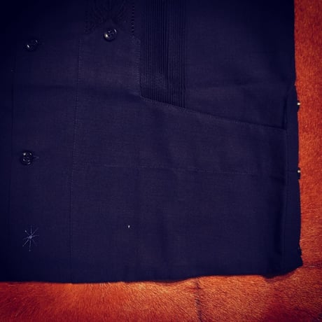 【2027年7月31日までにお届け】【受注生産】【半袖】【 ESG-01S-NB 】【 REJILLADA 】【 NAVY x BLACK 】【 紺 x 黒 】