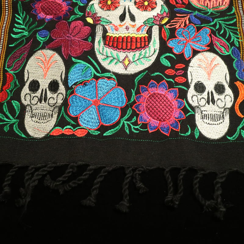 カラベラ刺繍布 】【 CALAVERA 】【 死者の日 】【 El Día de Muer