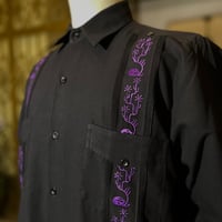 【ご注文日より１年以内にお届け】【受注生産】【長袖】【SHOTA CACTUS】【 ESGS-06L-BPU】【 L/S CUBANA 】【BLACKx PURPLE】 【黒x紫】