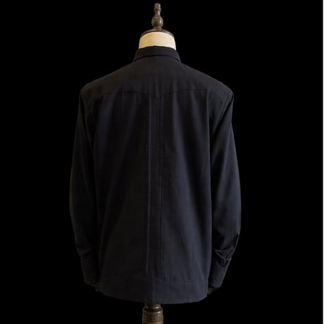 【2027年7月31日までにお届け】【受注生産】【長袖】【 ESG-W10L-BR 】【 L/S GUAYAMISA 】【 ROSA 】【 BLACK x RED 】【 黒 x 赤 】