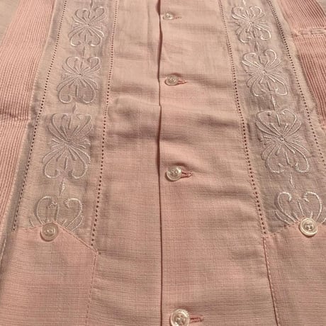 【2027年7月31日までにお届け】【受注生産】【半袖】【 ESG-01S-LPW 】【 REJILLADA 】【 LIGHT PINK x WHITE 】【 ライトピンクx 白 】