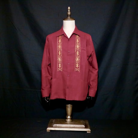【2027年7月31日までにお届け】【受注生産】【長袖】【 ESG-01L-BUG 】【 REJILLADA 】【 BURGUNDY x GOLD 】【 臙脂(えんじ)色 x 金 】