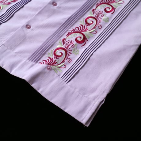 【お取り寄せ商品】【長袖】【IMP-COL-100L-LA】【GUAYABERAS COLLI】【 L/S GUAYAMISA 】【 LAVENDER 】【 ラベンダー 】