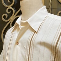 【お取り寄せ商品】【半袖】【 S/S GUAYAMISA 】【ESG-108S-OFBR 】【 OFF WHITE x BROWN 】【 オフホワイト x 茶色 】