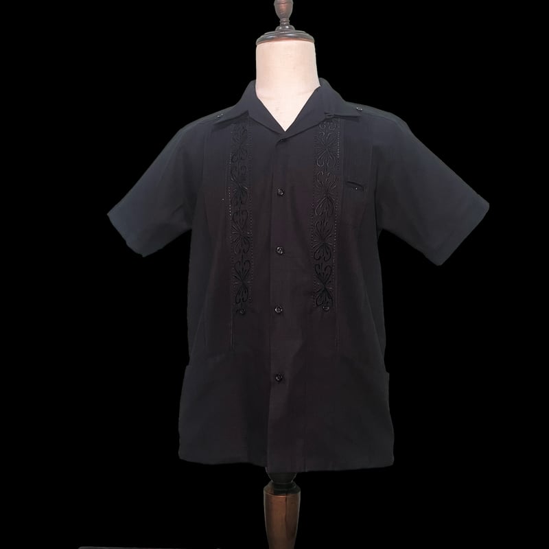 予約商品】【 半袖 】【 ESG-01S-B 】【 S/S GUAYABERA 】【 REJ