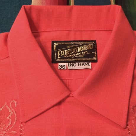 【2027年7月31日までにお届け】【受注生産】【長袖】【 ESG-01L-P 】【 L/S GUAYABERA 】【 REJILLADA 】【 PINK 】【 ピンク 】