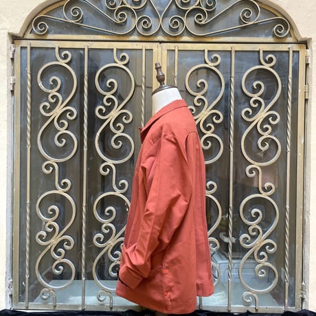 【2027年7月31日までにお届け】【受注生産】【長袖】【 ESGS-04L-OR 】【 L/S GUAYABERA 】【 REJILLADA ASA 】【 麻の葉柄 】【 ORANGE  】
