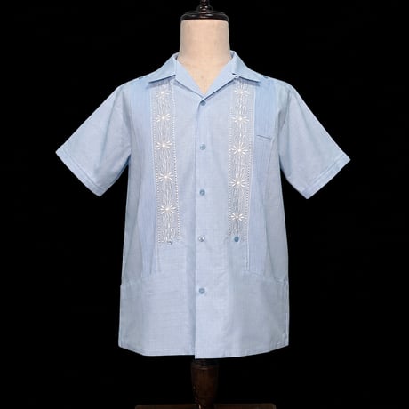 【予約商品】【半袖】【 ESG-01S-SAW 】【S/S REJILLADA】【SAX x WHITE】 【サックスブルーx 白】