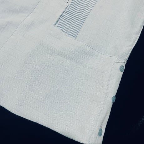【予約商品】【半袖】【 ESG-01S-SAW 】【S/S REJILLADA】【SAX x WHITE】 【サックスブルーx 白】