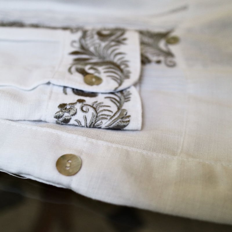 goa 刺繍入りホワイトトップ長袖 お取り寄せ商品】【長袖】【袖刺繍】【IMP-101L-WS】【 L/S