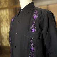 【ご注文日より１年以内にお届け】【受注生産】【長袖】【SHOTA CALAVERA】【 ESGS-07L-BPU】【 L/S CUBANA 】【BLACKxPURPLE】 【黒x紫】