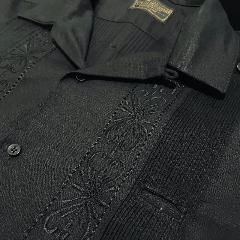 予約商品】【 半袖 】【 ESG-01S-B 】【 S/S GUAYABERA 】【 REJ