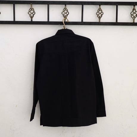 【お取り寄せ商品】【長袖】【ACAPULCO】【IMP-COL-102L-BM】【GUAYABERAS COLLI】【 L/S GUAYAMISA】【 BLACKxMULTI COLOR 】【 黒 】