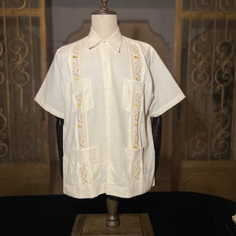 【2027年7月31日までにお届け】【受注生産】【半袖】【SHOTA CACTUS】【 ESGS-06S-OFG】【 S/S CUBANA 】【OFF WHITExGOLD】