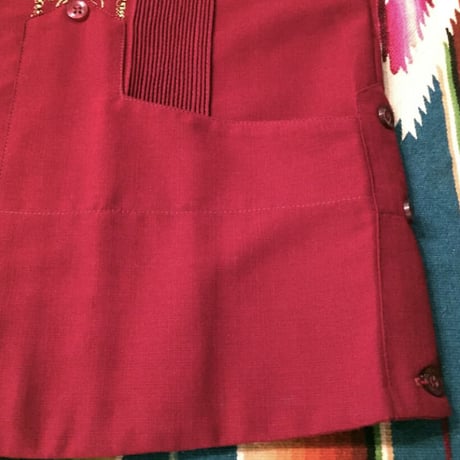 【2027年7月31日までにお届け】【受注生産】【長袖】【 ESG-01L-BUG 】【 REJILLADA 】【 BURGUNDY x GOLD 】【 臙脂(えんじ)色 x 金 】