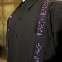 【ご注文日より１年以内にお届け】【受注生産】【半袖】【SHOTA CACTUS】【 ESGS-06S-BPU】【 S/S CUBANA 】【BLACK x PURPLE】 【黒 x 紫】