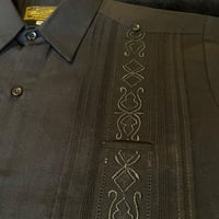 【半袖】【 ESG-32S-B】【 S/S GUAYAMISA 】【BLACK】 【黒】