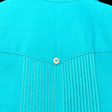 【ご注文日より１年以内にお届け】【受注生産】【半袖】【 ESG-01S-TQG 】【S/S REJILLADA】【TURQUOISE x GOLD】 【ターコイズ x 金】