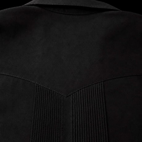 【ESG-20S-B】【 REJILLADA 】【S/S GUAYABERA】【BLACK】 【黒】