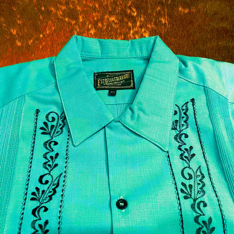 【2027年7月31日までにお届け】【受注生産】【長袖】【 ESG-20L-TQB 】【 REJILLADA 】【 TURQUOISE x BLACK 】【 ターコイズグリーン x 黒 】