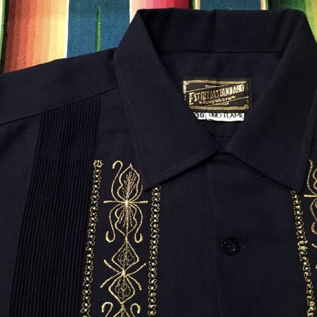 【2027年7月31日までにお届け】【受注生産】【長袖】【 ESG-01L-NG 】【 REJILLADA 】【 NAVY x GOLD 】【 紺 x 金 】