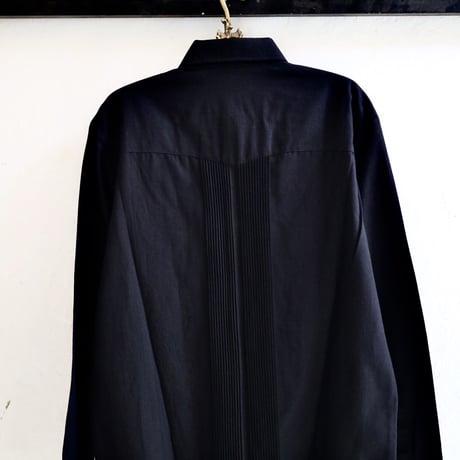 【お取り寄せ商品】【長袖】【IMP-COL-100L-B】【GUAYABERAS COLLI】【 L/S GUAYAMISA】【 BLACK x WHITE 】【 黒 x 白 】