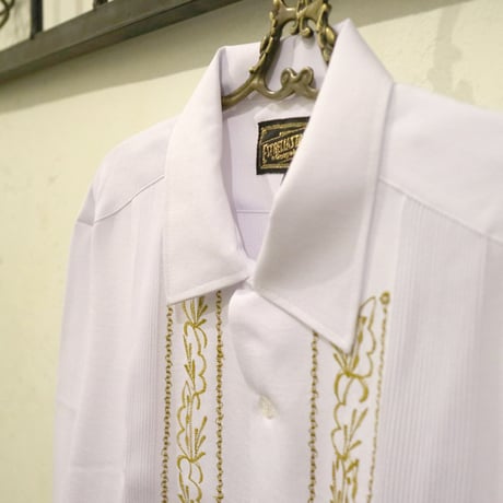 【2027年7月31日までにお届け】【受注生産】【長袖】【 ESG-20LP-WG 】【 REJILLADA CIPRE 】【 POLYESTER 】【 WHITE x GOLD 】【 白 x 金 】