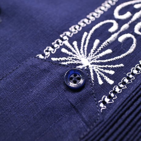 【2027年7月31日までにお届け】【受注生産】【半袖】【 ESG-01S-NW 】【 REJILLADA 】【 NAVY x WHITE 】【 紺 x 白 】