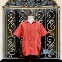 【9月下旬】【予約商品】【半袖】【 ESG-01S-OR 】【 S/S GUAYABERA 】【 REJILLADA 】【 ORANGE 】【 オレンジ 】