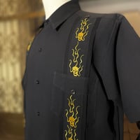 【ご注文日より１年以内にお届け】【受注生産】【半袖】【SHOTA CALAVERA】【 ESGS-07S-BG】【 S/S CUBANA 】【BLACK x GOLD】 【黒 x 金】