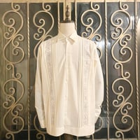 【ご注文日より１年以内にお届け】【受注生産】【長袖】【 ESG-32L-OFS 】【 L/S GUAYAMISA 】【OFF WHITExSILVER】 【オフホワイトx銀】