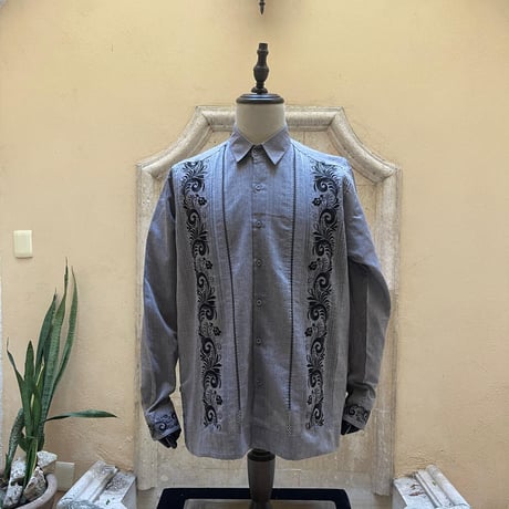 estrellastandard 長袖シャツ 38 Estrella Standard Guayabera