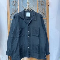 【長袖】【Lサイズ】【IMP-QTZ-LS33-B】【GUATEMALA】【 L/S QUETZAL SHIRTS】【BLACK】【黒】