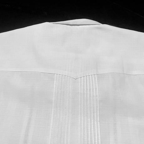 【ご注文日より１年以内にお届け】【受注生産】【長袖】【袖刺繍】【ESG-T30L-WBL】【 L/S GUAYAMISA 】【WHITEx BLUE】【白x青】