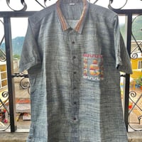 【半袖】【Lサイズ】【IMP-QTZ-SS19-HGM】【GUATEMALA】【 S/S QUETZAL SHIRTS】【H.GRAYxMULTI COLOR】【ヘザーグレーxマルチカラー】