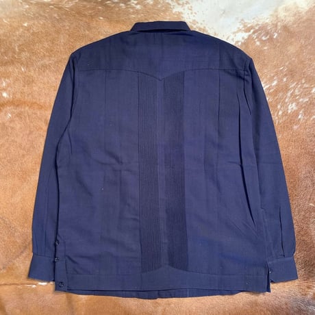 【2027年7月31日までにお届け】【受注生産】【長袖】【 ESG-01L-NB 】【 REJILLADA 】【 NAVY x BLACK 】【 紺 x 黒 】
