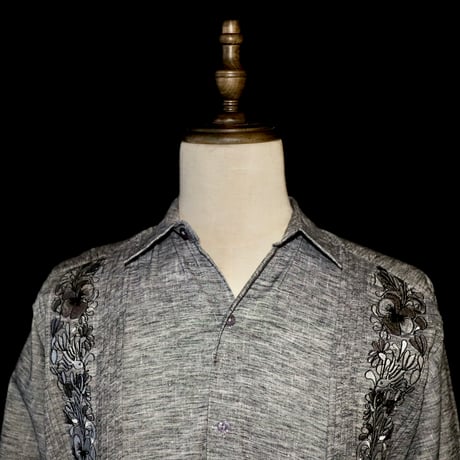 【長袖】【IMP-COL-124L-HG】【GUAYABERAS COLLI】【 L/S GUAYAMISA】【 HEATHER GRAY 】【ヘザーグレー】