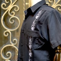 【ご注文日より１年以内にお届け】【受注生産】【半袖】【SHOTA CALAVERA】【 ESGS-07S-BW】【 S/S CUBANA 】【BLACK x WHITE】 【黒 x 白】