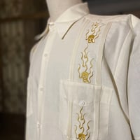 【ご注文日より１年以内にお届け】【受注生産】【半袖】【SHOTA CALAVERA】【 ESGS-07S-OFG】【 S/S CUBANA 】【OFF WHITE x GOLD】