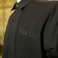 【半袖】【 ESG-34S-B】【 S/S PRESIDENTIAL 】【GUAYABERA】【BLACK】【黒】