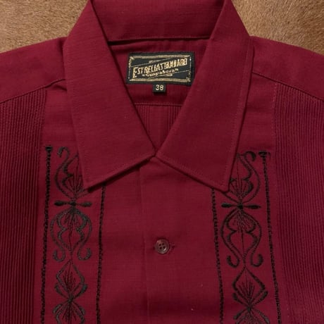 【2027年7月31日までにお届け】【受注生産】【長袖】【 ESG-01L-BUB 】【 REJILLADA 】【 BURGUNDY x BLACK 】【 臙脂(えんじ)色 x 黒 】