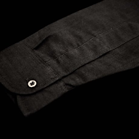 【2027年7月31日までにお届け】【受注生産】【 長袖 】【 ESG-01L-BW 】【 L/S GUAYABERA 】【 REJILLADA 】【 BLACK x WHITE 】