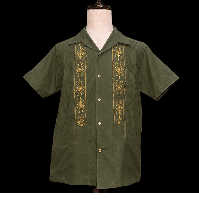 予約商品】【半袖】【 ESG-01S-OLG 】【 S/S GUAYABERA 】【 REJ