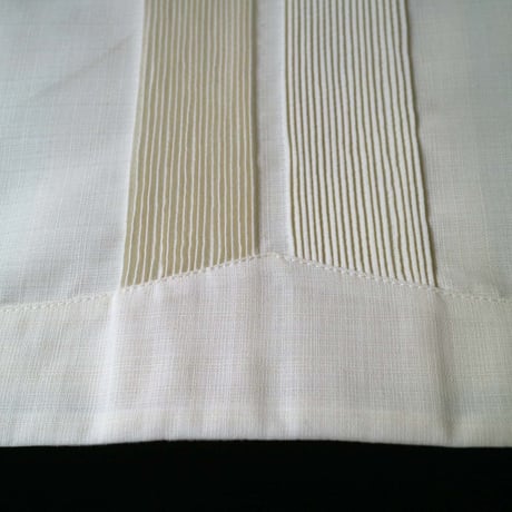 【予約商品】【半袖】【 ESG-01S-OFS】【 S/S GUAYABERA 】【 REJILLADA 】【 OFF WHITE x SILVER 】【 オフホワイト x 銀 】