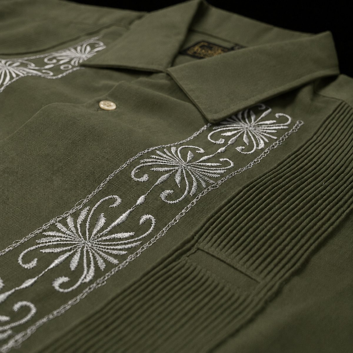 予約商品】【半袖】【 ESG-01S-OLS 】【 S/S GUAYABERA 】【 REJ