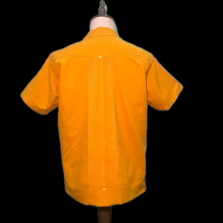 【予約商品】【半袖】【 ESG-01S-MUW 】【S/S REJILLADA】【 MUSTARD x WHITE】 【マスタードx 白】