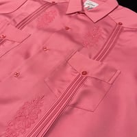 【予約】【半袖】【サイズ42(2XL)】【IMP-DE-35S-PR-42】【 DEADSTOCK 】【S/S GUAYABERA】【PALO DE ROSA】  【ローズピンク】
