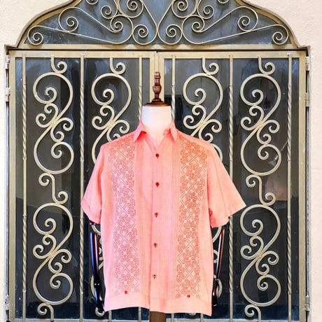【お取り寄せ商品】【半袖】【IMP-COL-126S-FP】【GUAYABERAS COLLI】【 S/S GUAYAMISA】【FLAMINGO PINK】【フラミンゴピンク】