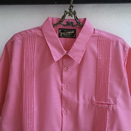 【PURO】【COTTON/POLYESTER】【 ESG-100S-CO】【 S/S GUAYABERA】【CORAL】