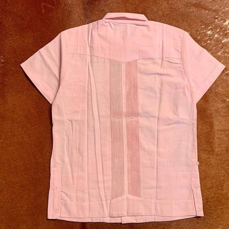 【2027年7月31日までにお届け】【受注生産】【半袖】【 ESG-01S-LPW 】【 REJILLADA 】【 LIGHT PINK x WHITE 】【 ライトピンクx 白 】